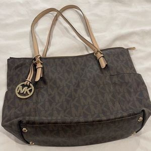 Michael Kors large shoulder bag brown